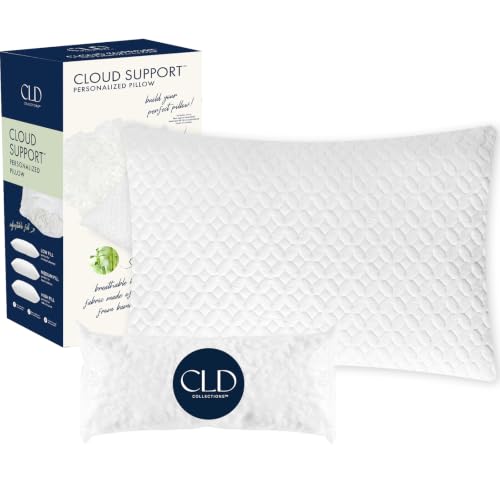 Adjustable Fill Pillow Cross Cut Memory Foam Pillows Queen Size Pillows