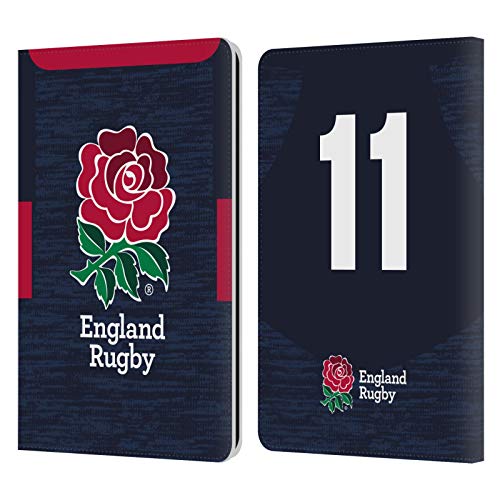 Carcasa de cuero tipo libro para Kindle Paperwhite 1/2/3 con diseño England Rugby fuera 2020/21
