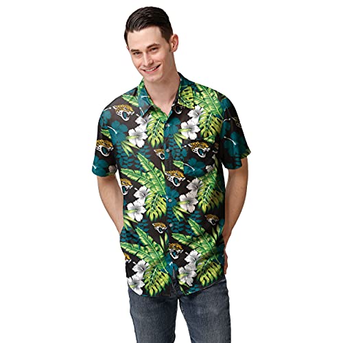 foco NFL Mens Floral Button Up Shirt - XXXL