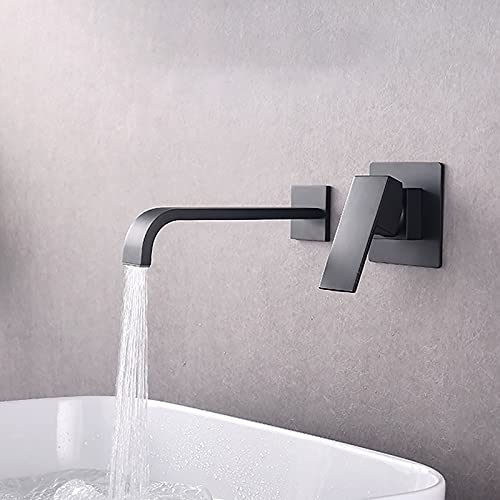 Basin tap mur mural à double commande eau chaude et froide - 7