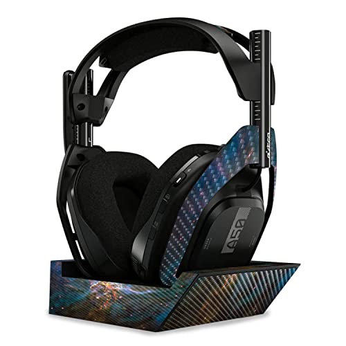 Image of MightySkins Carbon Fiber Skin Compatible with Astro A50 Wireless Headphones + Base Station (Gen 4) - Eagle Nebula | Protective, Durable Textured Carbon Fiber Finish | Easy to Apply | Made in The USA
