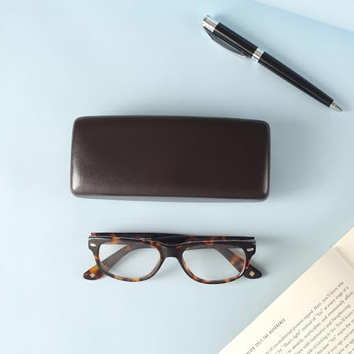 Image of VIVID Vision Unisex Adult Eyewear Specs Case Cover | Screw Driver | Free Cloth | Protect Eye Glasses | Chashma Dibbi | Spectacle Box | HINGE-SPRING | Metal | 3 IN 1