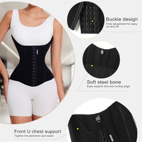 Waist Cincher Trimmer Belt Girdle Workout Shapewear Tummy Control Shaper Waist Trainer for Women3