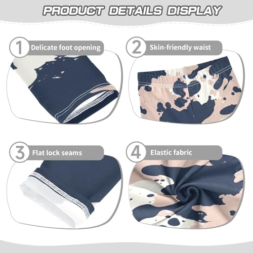 GuoChe Camouflage Dark Blue Big Girls Shorts Cotton Cartwheel Shorts Activewear Under Dress3