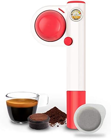 Handpresso Pump Pop Pink 48267 Portable and manual espresso machine for ESE pods or ground coffee