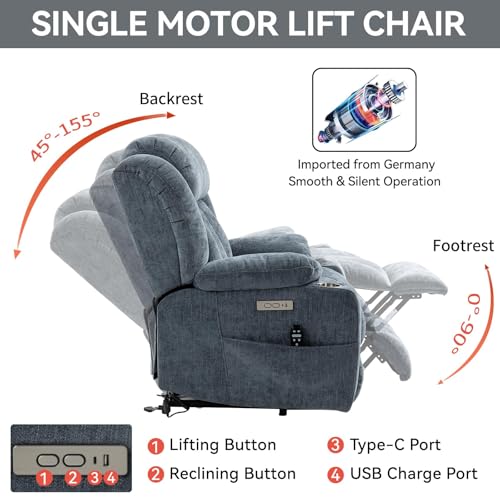 Sillón Plegable Recliner con Apoyo Lumbar miniatura 5