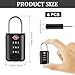 6 Pack Luggage Locks TSA Approved 3 Digit Travel Combination Portable Small Padlocks Stainless Steel TSA Accepted Toolbox Locks for Travel Bag Suitcase Lockers