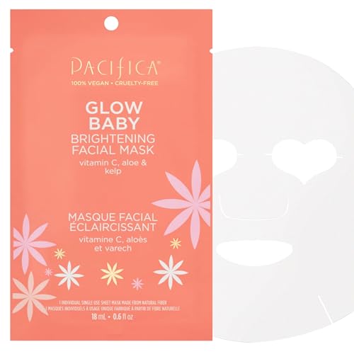 Pacifica Sheet Face Mask - Glow Baby Brightening Facial Mask...