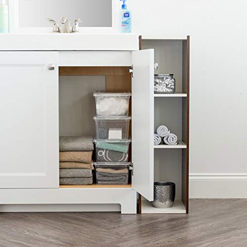 Image of IRIS USA 6 Qt Clear Storage Box, BPA-Free Plastic Stackable Bin with Lid, Containers to Organize Shoes and Closet Shelves, Classroom Organization Teacher Tools, Game Storage, 720 Pack