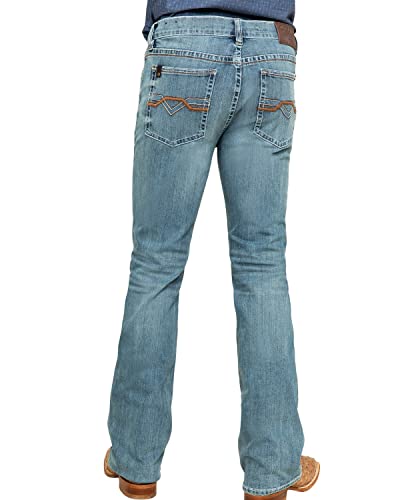 Cody James Rank 45 Men's 45&Reg; Scoreline Wash Trigger Slim Bootcut 4-Way Performance - CCSP20J12 36W x 32L US Blue