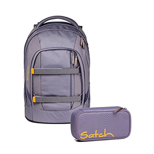 Satch Pack Schulrucksack Set 2tlg. mit Schlamperbox (Mesmerize)