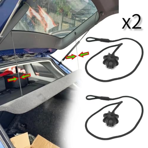 Cuerda de maletero para Golf Mk5 Mk6 y GTI soporte de bandeja trasera 2