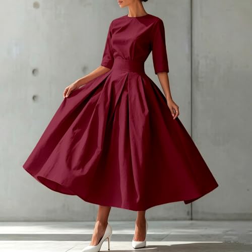 Robe française élégante décontractée fluide pour les grandes occasions - 2