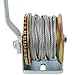 ZeHuoGe 600LBS Hand Winch, with 26FT Steel Cable, Galvanized Shell, 3.1:1 Gear Ratio Portable Winch, Two-Way Ratchet, Manual Operated Hand Crank Winch for Trailer, Boat or ATV Towing (26FT)
