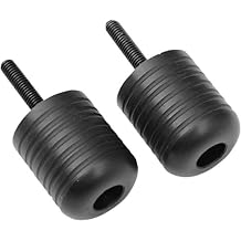 Pro-Tek Black Bar Ends - Bar Sliders for Honda VFR750 RC30 VFR-750 RC-30 VFR 750 RC 30 1990 1991 1992 1993 1994 1995 1996 1997