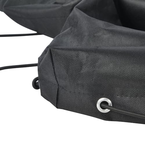 WERKA PRO Werkapro Telo di Copertura Impermeabile, Telo per rimorchio, 150 x 105 x 7 cm, 200 g/m², Impermeabile 11340, Telo per rimorchio, 150 x 105 x 7 cm, 200 g/m², in polietilene, Colore Nero