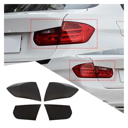 Cubierta de luz trasera coche resistente a impactos para Serie 3 F30 3