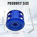 HABNVUON Car Rubber Winch Stopper, Cable Saver Hook Stopper, Winch Rope Bump Shock Saver Dampener Absorbent Stopper with Screw and Nut, Car Rubber Rope Line Saver for ATV UTV SUV Winches (Blue)