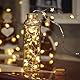 ENLACE Lichterkette Sterne, 2M 20 LED Micro Stern Draht Lichterketten, Lichterkette Kinderzimmer Batteriebetrieb, Warmweiß Dekolicherkette für Kinderzimmer, Schlafzimmer, Hochzeit, Weihnachten Deko