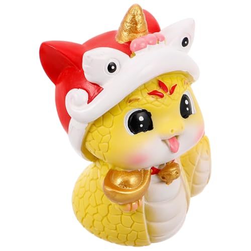 HIAKDOFT 蛇置物 干支蛇飾り 車内装飾 かわいい蛇のミニフィギュア ホームデスクトップ装飾 オフィスや車のインテリアに なカーアクセサリー