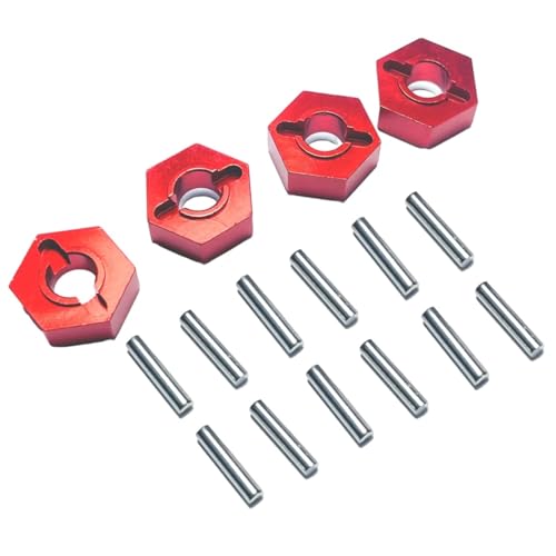 ZDingTech 16440 Upgrade Metal Wheel Hex pins M20101 Hub Adapter for MJX Hyper Go H16BM H16GT,14301 14302 Parts,12mm Hex Pins for MJX 16207 16208 16209 16210 14301 Upgrade Parts H14BM 14209 14210