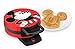 Disney Mickey Mouse Waffle Maker by Select Brands - Nonstick Waffle Iron for Fun Mickey-Shaped Waffles - Disney Kitchen Gift - 800 Watts - Red