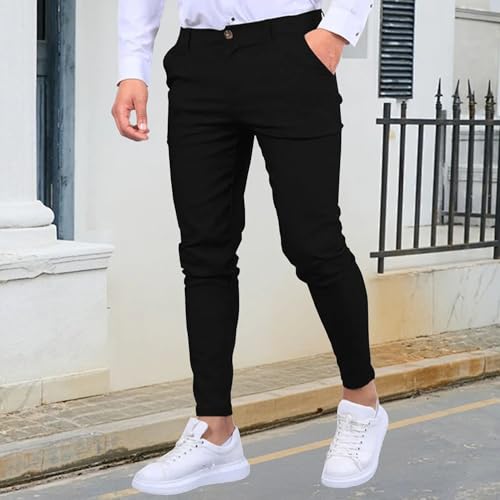 Golf Joggers Pants Men Skinny Slim Fit Stretch Cargo Tapered Pants Casual Outdoor Hiking Chinos Sweatpants for Men3