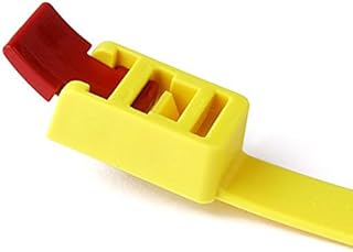 Hellermann Tyton RTT750HR.NX900 Locking Cable Tie 1.600 - 8.300 Inch Bundle Dia 29.600 Inch Length 200 lb Tensile Strength Polyamide Yellow/Red