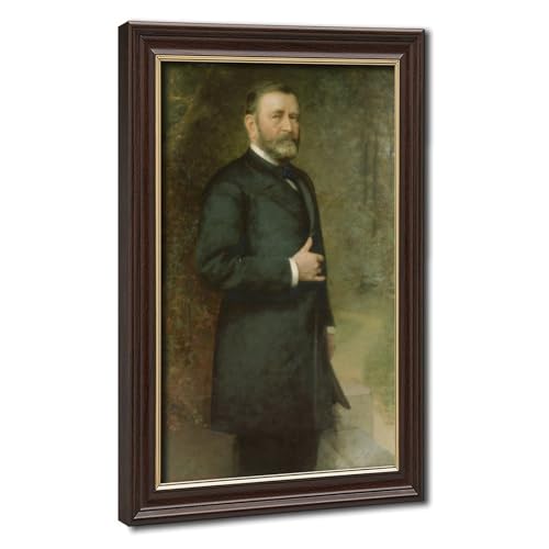 Impression sur toile Ulysses S Grant par Thomas Le Clear pour décoration de salon et bureau chic