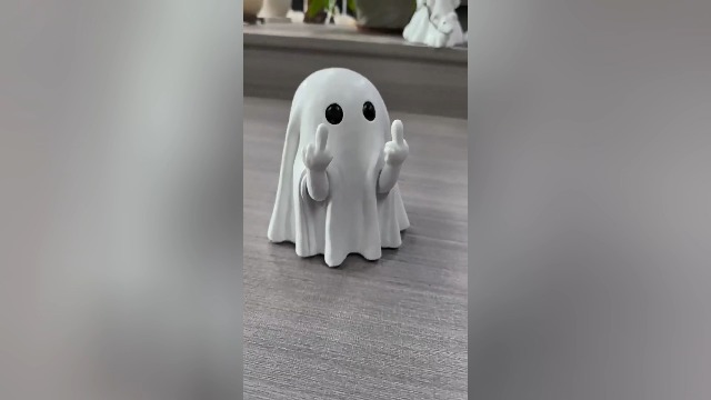 Disco Ghost Halloween Deko - Glitzer Geist Für Kamin, Tisch & Regal