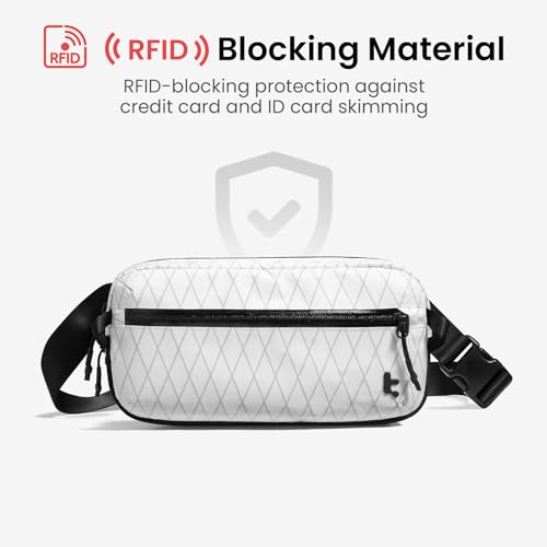 Image of tomtoc 3.5L X-Pac Sling Bag with RFID Blocking, Crossbody Bag Minimalist Chest Shoulder Pack for Men /Women, Water-resistant Lightweight Casual Funny Pack for Travel /Daily Commute, Nintendo Switch 2