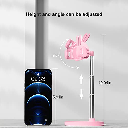 Support téléphone chat rose : fini les douleurs au cou - 5