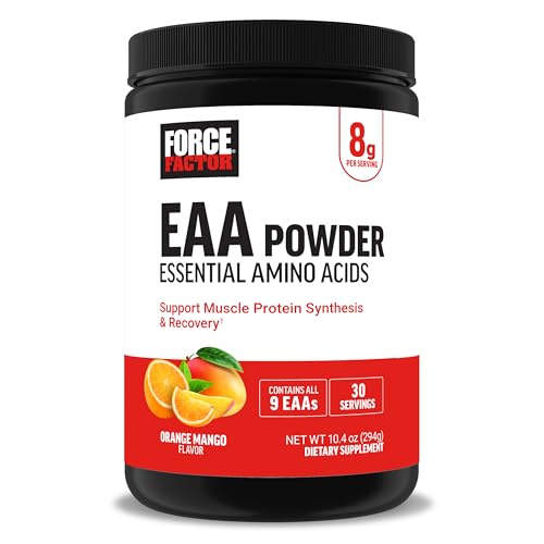 Force Factor FFS-01155-FG Essential Amino Acids, Full Spectrum Eaas Amino Acids Powder, Amino Acids Supplement cover