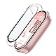 Tieeyivv Hülle für Xiaomi Smart Band 10 Cover,Hart PC Bumper Case für Panzerglas Displayschutzfolie,360° Rundumschutz, Schutzhülle Cover für Xiaomi Smart Band 10-Klar