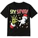 SIX Seven 67 Custom Christmas Shirts - Funny Tees Holiday Crew Matching Family, Matching Xmas Gift Black