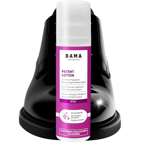 Bama Loción para Charol - Con Activador de Brillo - Limpia y Abrillanta la Piel 75 ml - Universal