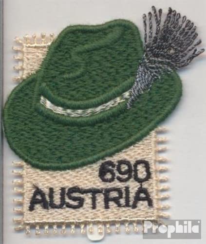 Prophila Collection Austria 3430 completa con marca de bordado estampada de 2018 Steirerhut