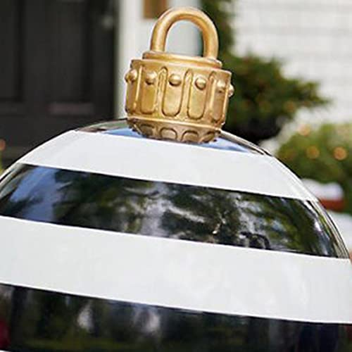 Kerst PVC opblaasbare speelgoed bal met inflator, elastische scheurbestendige kerstballen ornament, aantrekkelijke Xmas… - Image 8