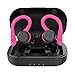 APEKX Wireless Sport Kopfhörer 5.0, IPX7 Wasserdicht, Stereo-Sound, Eingebautes Mikrofon Headset mit Magnetischen Tragbaren Ladetasche, Hände Freianruf für IOS,Andriod (Rosa)