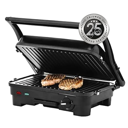 Scarlett Kontaktgrill & Griddle SC-EG350M05 mit abnehmbaren antihaftbeschichtete Platten, elektrischer Indoor-Grill mit…