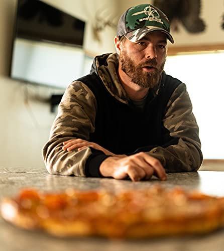 Venado Heavyweight Camo Hoodie for Men - Hidden Security Pocket | v-neck Opening3