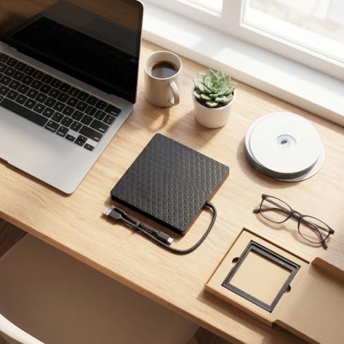 Caja externa para unidad óptica Fabater USB 3.0 Type A y C miniatura 4