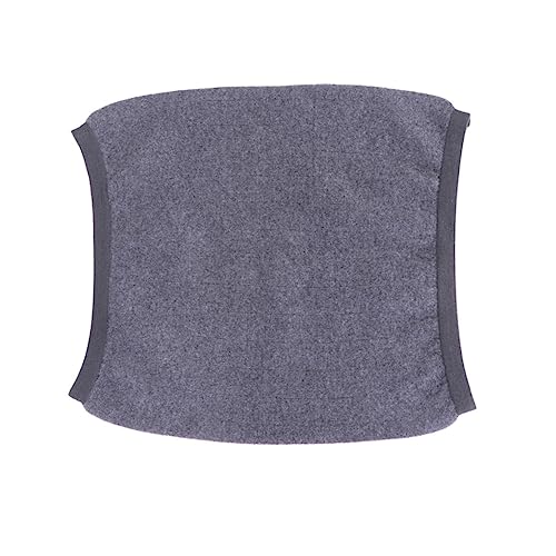 MUSISALY 1Pc Warm Cashmere Waist Support Band Stretchy Waistband Protector for Stomach and Abdomen Tight Fitting Elastic Design for Daily Wear Grey