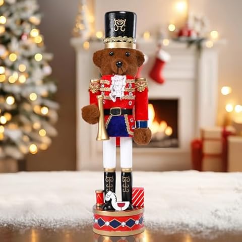 WONDER GARDEN 15 Inch Nutcracker Christmas Decor Cover
