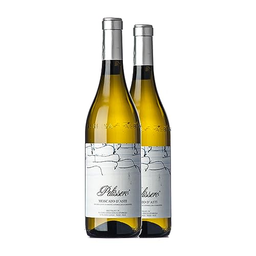 Pelissero Moscato Blanco Moscato d'Asti 75 cl Vino blanco (Caja de 2 Botellas de 75 cl)