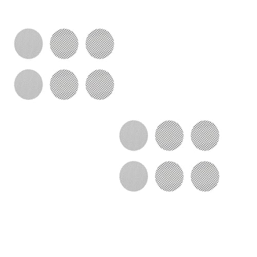 BMTick Universal-Siebset für Storz & Bickel Aromatherapie-Vaporizer – 4 Grobsiebe und 2 Feinsiebe (2er-Pack)