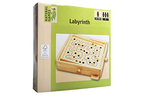 VEDES Großhandel GmbH - Ware Natural Games Labyrinthe en Bois 30 x 25,5 cm