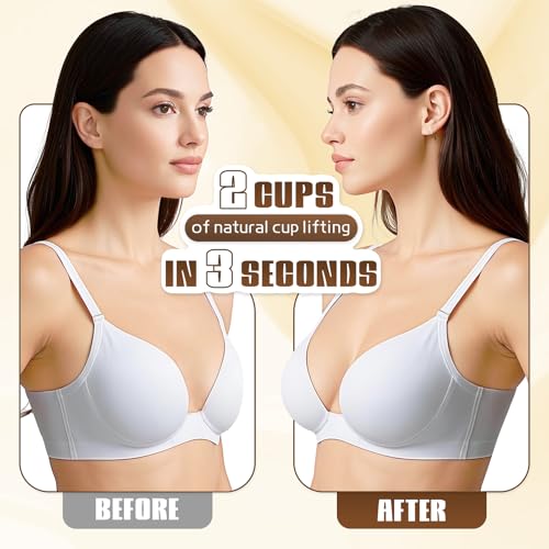 Image of Sticky Bra Inserts Push Up- Reusable Double Sided Adhesive Bra, Instant Lift Silicone Bra Inserts