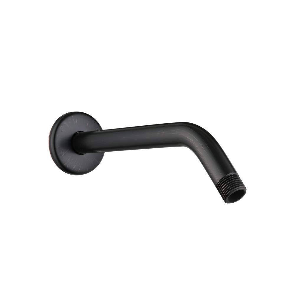 hansgrohe Extended Length 9-inch Modern Showerarm in Rubbed Bronze 