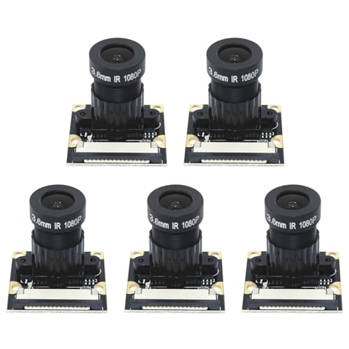 Module de caméra 5MP OV5647 HD 1080p avec objectif réglable 3.6mm pour projets DIY